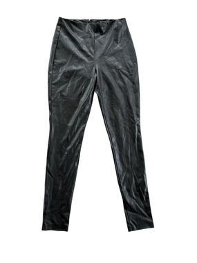 2/$35 GUESS Black Coated Moto Leggings | Faux Leather High Rise Skinny Pants S